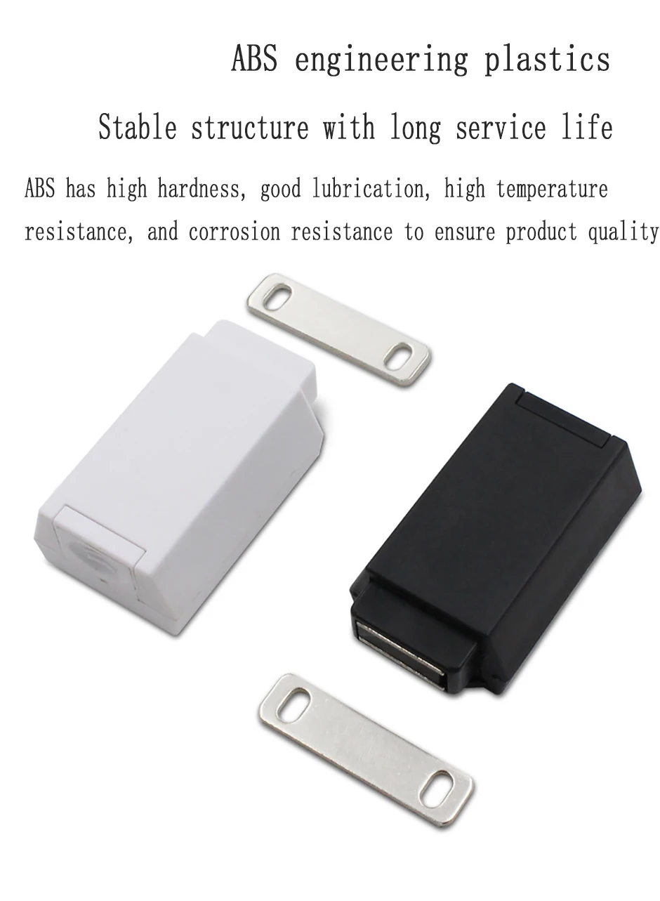 Description Picture 4 of itemZinc Alloy Heavy-Duty Rebound Device Magnetic Impact Bead Cabinet Door Double Door Cabinet Suction Spring Device