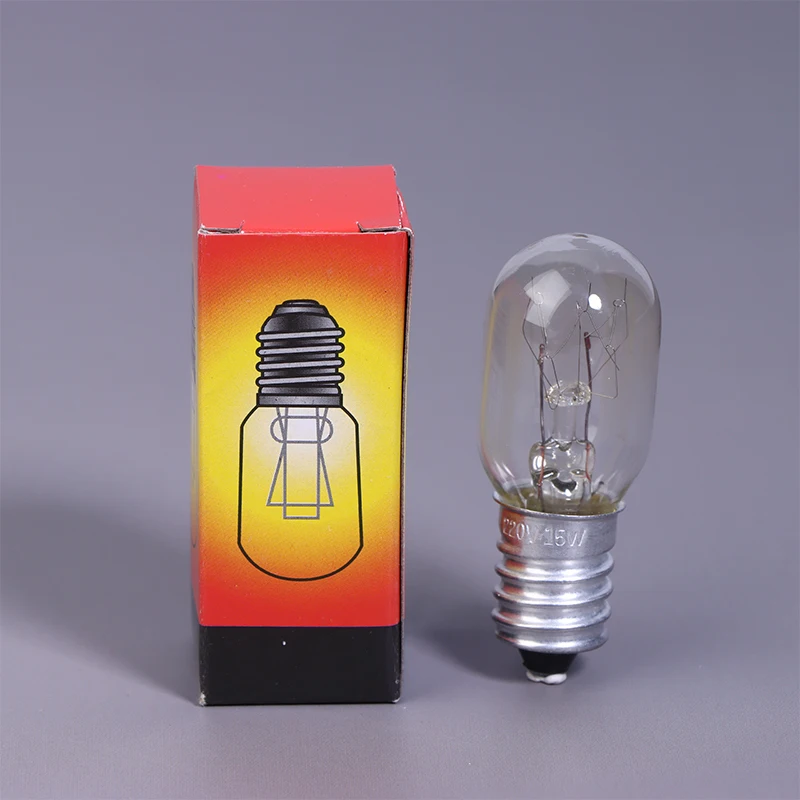 2Pcs E14 15W 고온 방지 냉장고 전구 전자 레인지 교체 조명 토스터/스팀 전구 조명