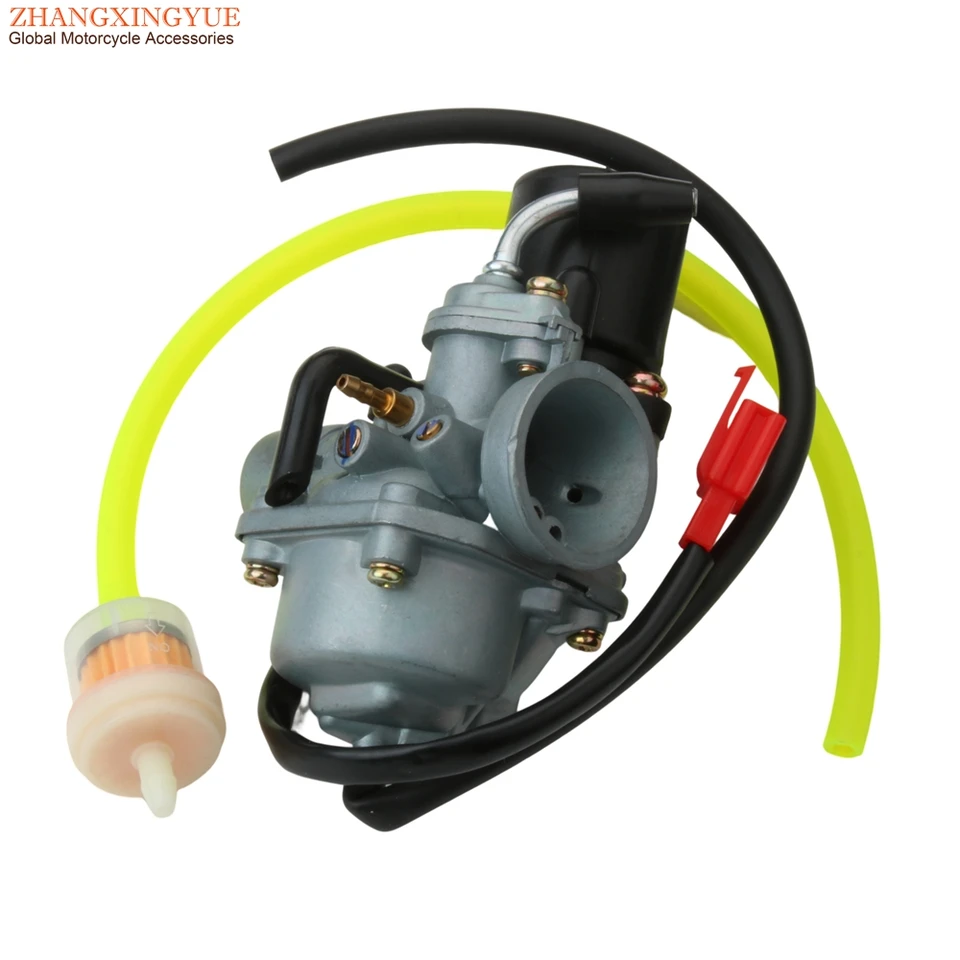 Scarico Tecnigas 50cc 2T Per Scooter - Cromo/Carbon, Compatibile Ry8, Rx8, Act, Matrix, Piaggio