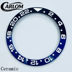 Black Blue Green Gray Ceramic Aluminium Sloping Bezel Insert (Black Blue)