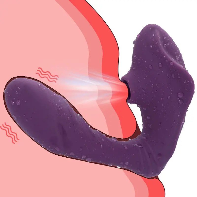 Female Sex Toys Vaginal Vibrators Clitoris Vibrator Vagina Sucking Vibrator Vibrating Sucker Oral Sex Suction Clitoris Stimulator Erotic Sex Toy for Women Sexual Wellness