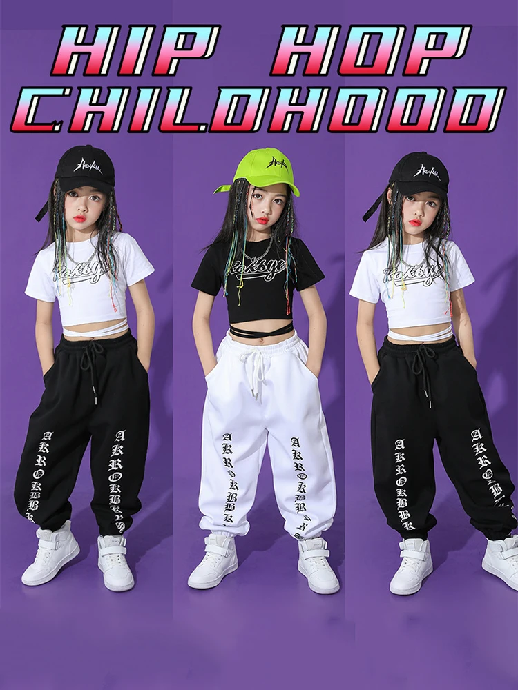 Costume de danse jazz pour filles, pantalons courts en Y, tenues de  performance K-pop hip-hop, vêtements de scène roses, vêtements pour  enfants, BLpayée ity 95, 2022 - AliExpress