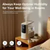 Humidifiers for Bedroom Home, Smart Warm and Cool Mist Air Humidifier for Large Room, Auto Customized Humidity, Fast Symp 5