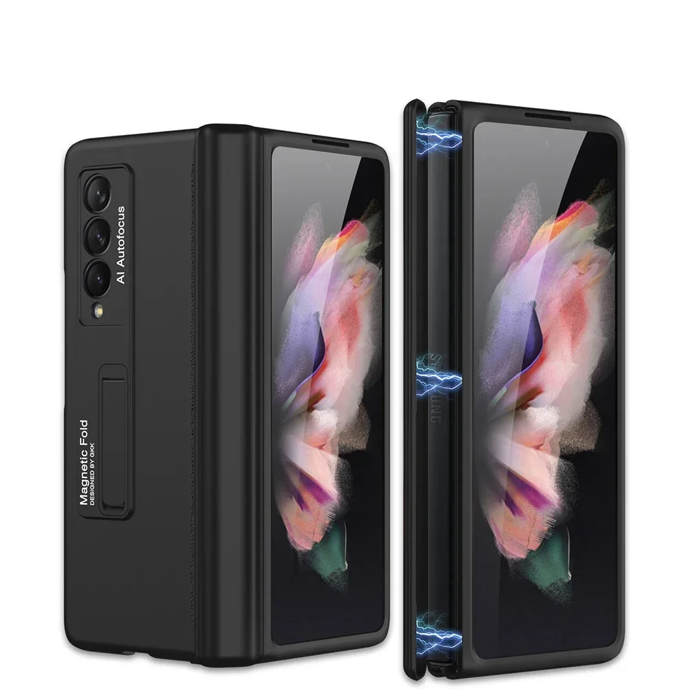 GKK Magnetic Hinge Armor Shockproof Matte Hard Case
