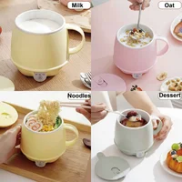 500ml Mini Electric Kettle Office Smart Health Cup Heating Cup Multi-function Electric Stew Cup Home Hot Milk Thermos Cup 220V 2