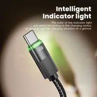 Toocki PD100W Type C To Type C Cable 5A Fast Charge USB C Spring Car Charger Cable For iPhone 15 Xiaomi 12 Samsung S23 Macbook - Image 3