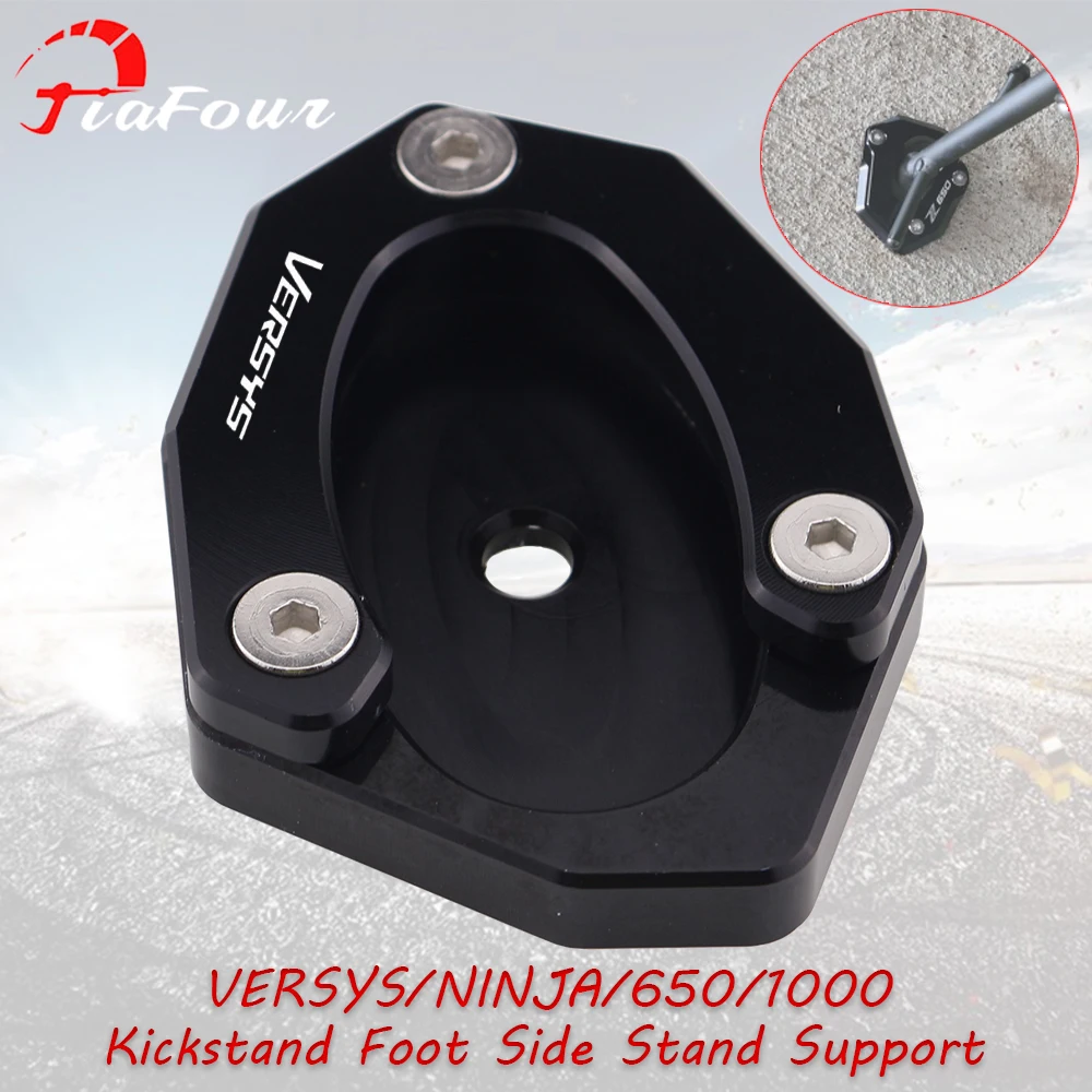 Fit Versys 1000 Versys 650 Extension Enlarger Pad For Ninja 650r Ninja 1000 Ninja 400 Kickstand