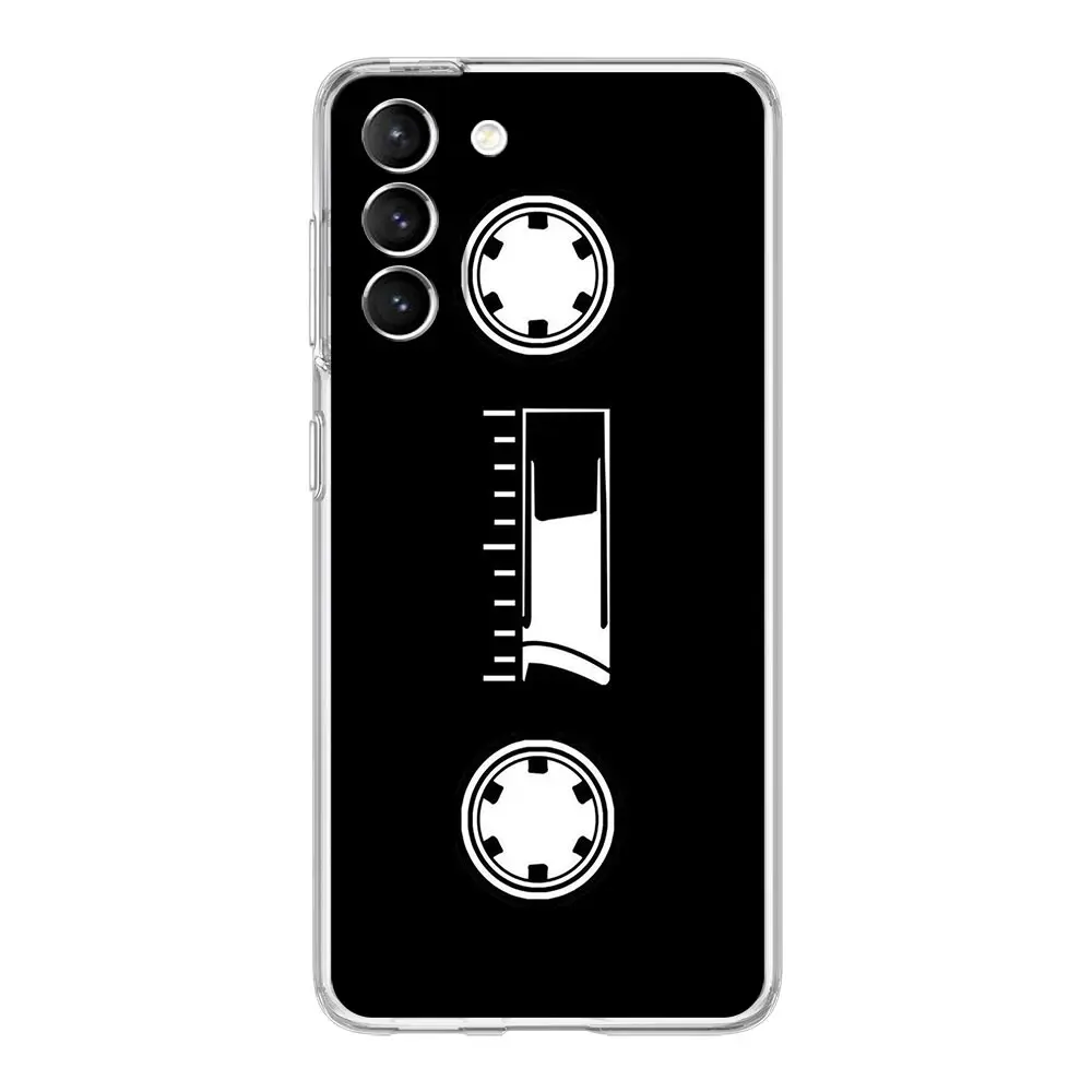 Retro Vintage Cassette Tape Clear Phone Case Cover