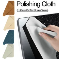 16cm Screen Polishing Cloth for Apple Iphone 14 13 12 Pro Soft Microfiber Cleaning Wipe Cloth for IPad PC Macbook Screen Wipes 1