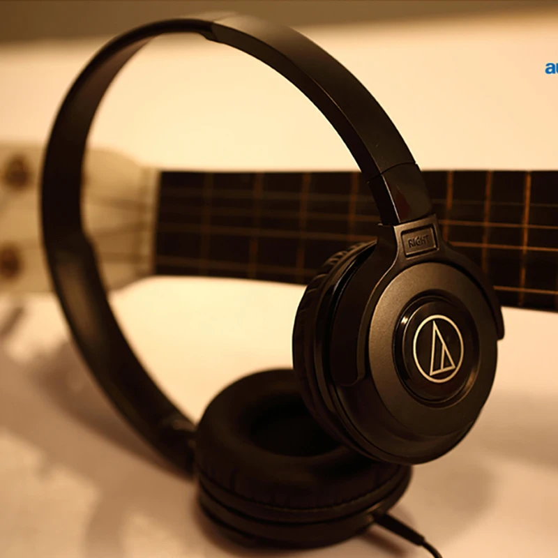 100% Original Audio Technica ATH-S100iS Game Headphone Head-mounted With Wired Control With Wheat Bass Music Earphone 6