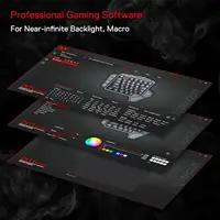 Redragon K585 PRO Wireless One-Handed Mechanical Keyboard 42 Keys 3-Mode RGB 7 Onboard Macro Keys Detachable Wrist Support - Image 3