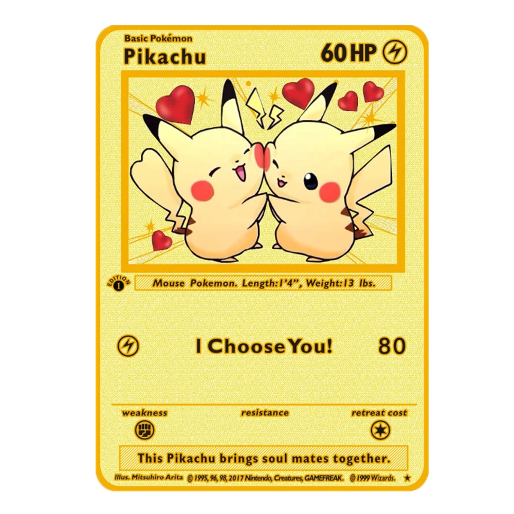 Brand New 27 Pokemon Metal English Kapikachu I Choose You GX EX Vmax Birthday Gift Collection Cards Super Game Anime Kids Toys Brand New 27 Pokemon Metal English Kapikachu I Choose You GX EX Vmax Birthday Gift Collection Cards Super Game Anime Kids Toys