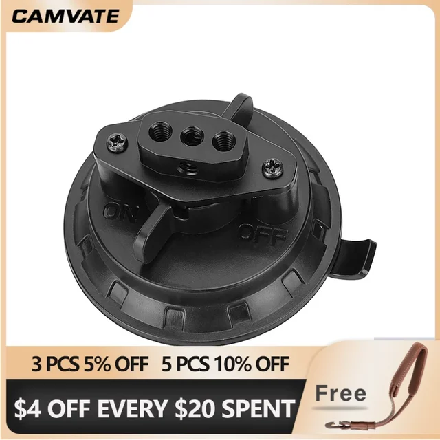 CAMVATE 3.27 Suction Cup Camera Mount Base: The Perfect Photography Accessory