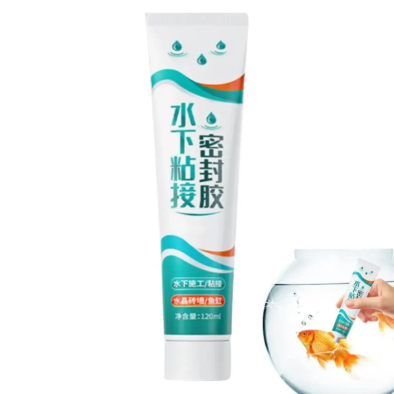 

120ml Sealant Glue Eco-friendly Adhesive For Fish Tank Swimming Pool Ceramic Tile Ship Repair Can Operate Underwater