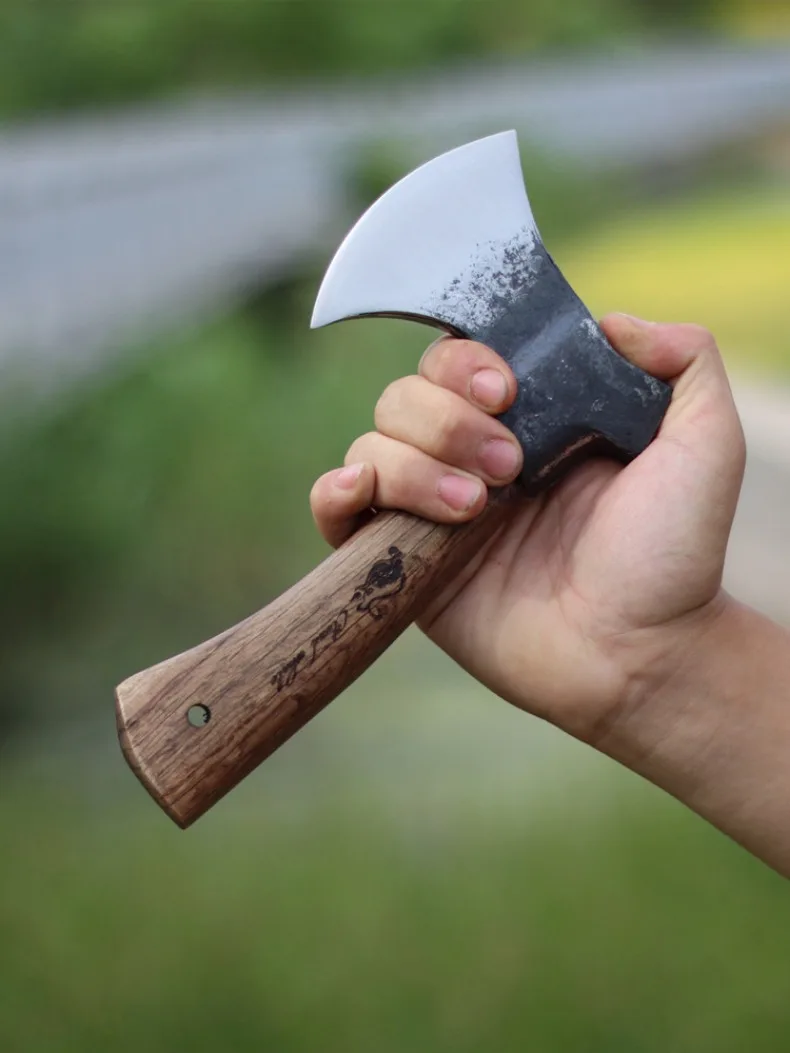 Description Picture 3 of itemPortable Small Axe Hand Tool Hatchet Multifunctional Survival Ax Tactical Ax Outdoor Axe for Cutting Wood Camping Supplies