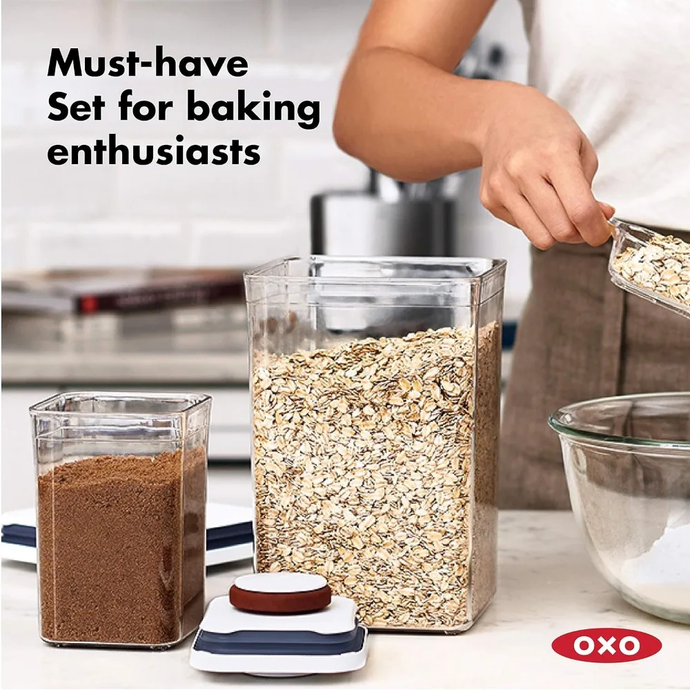 Good Grips 20-Piece POP Container Set + OXO Good Grips 8-Piece Baking Essentials POP Container Set 6