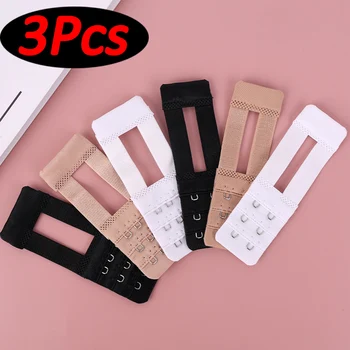 3 pezzi estensori in Nylon estensione fibbia per donna ragazza 3 file 3 ganci estensore cinturino reggiseno allungare gancio strumento Intimates accessori