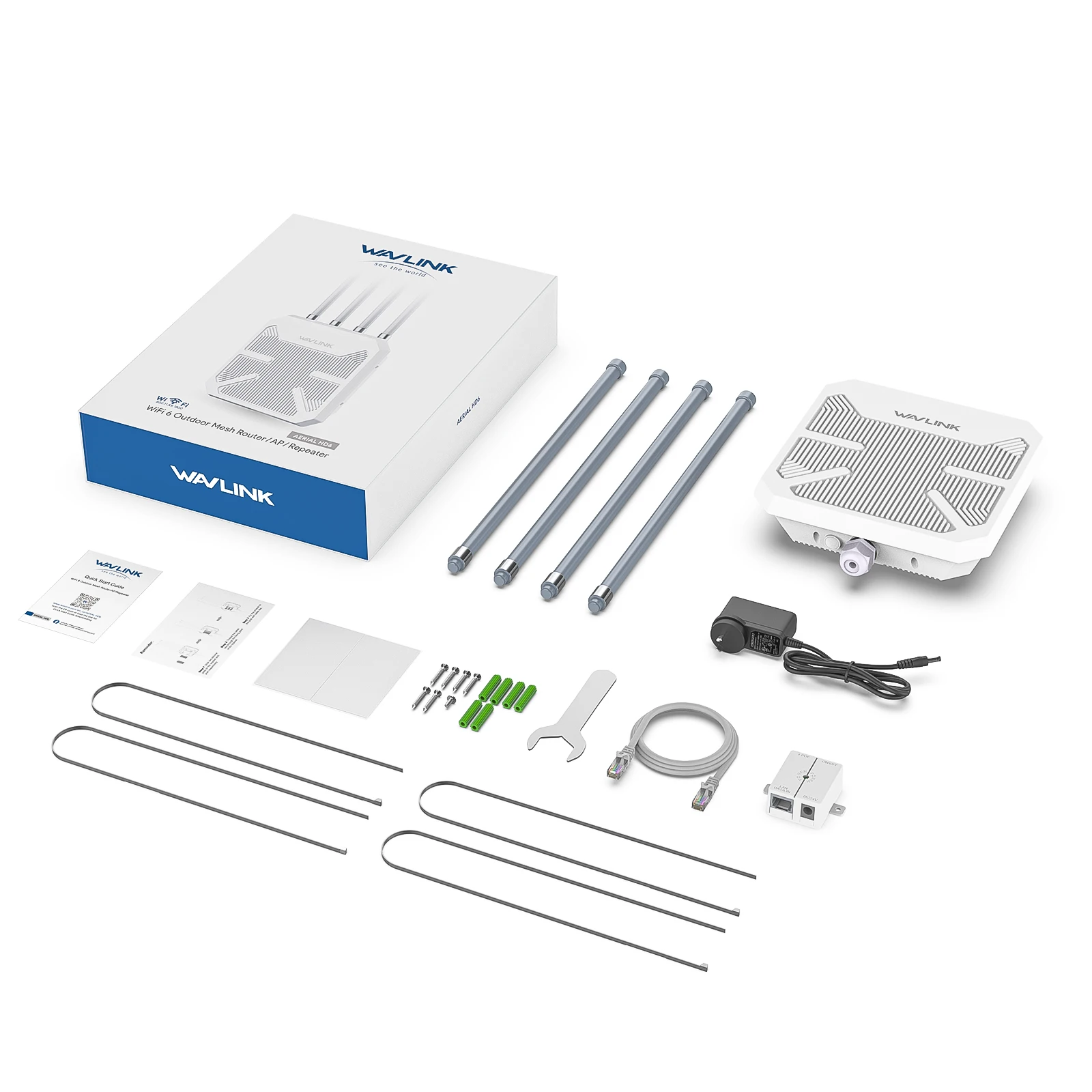 WAVLINK WiFi 6 アウトドアメッシュルーター AERIAL HD6 S609a3dbce4a34ba893bdbc7c780fc