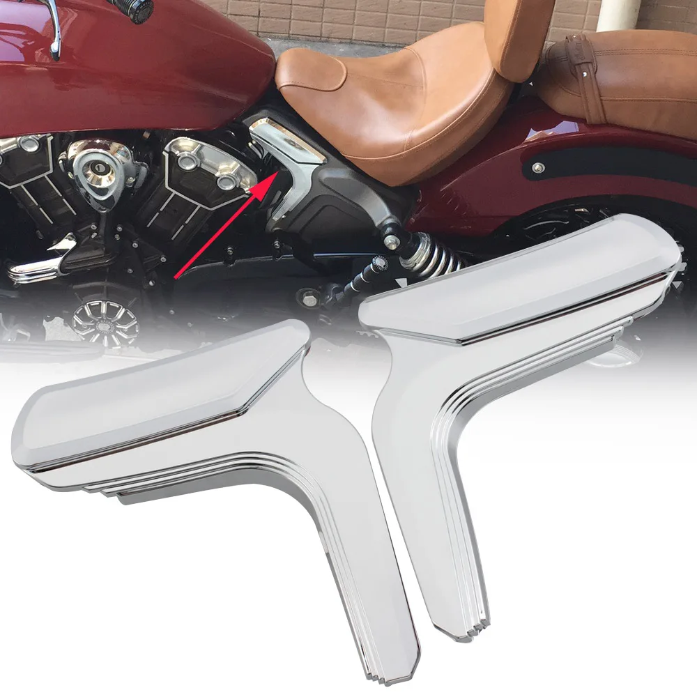 

New Motorcycle Accessory Mid-Frame Accent Frame Cover ABS Plastic For Indian Scout Bobber Sixty 2015-2023 2016 2017 2018 2019