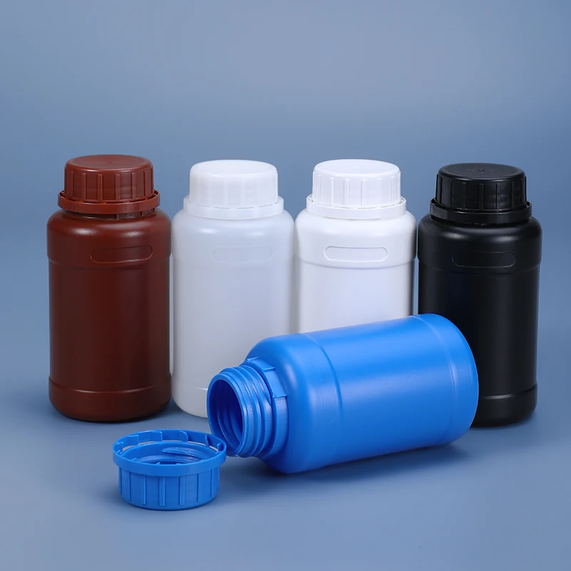 Empty plastic bottles for Liquid Chemical Reagents HDPE container Cosmetic lotion storage bottles Food Grade images - 6