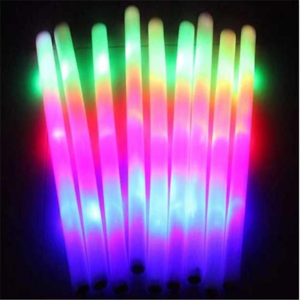 Light Foam Flashing Stick Foam Wands Led Light Party Cheer Supplie