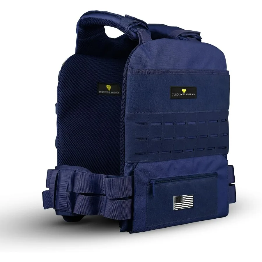 Adjustable Weighted Vest – Tactical Weight Vest for Men & Women, Perfect for Running, Rucking, Murph Workouts, & Strength Traini