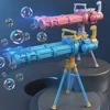 Double-tube Bubbles Machine Automatic Bubble Gun Rocket Outdoor Blowing Bubble Toys for Kids Water Pomperos Childrens Day Gifts 2