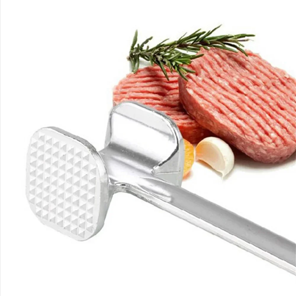 Meat Tenderizer Hammer 19cm Household Aluminum Alloy Steak Metal Mallet Double-Sided