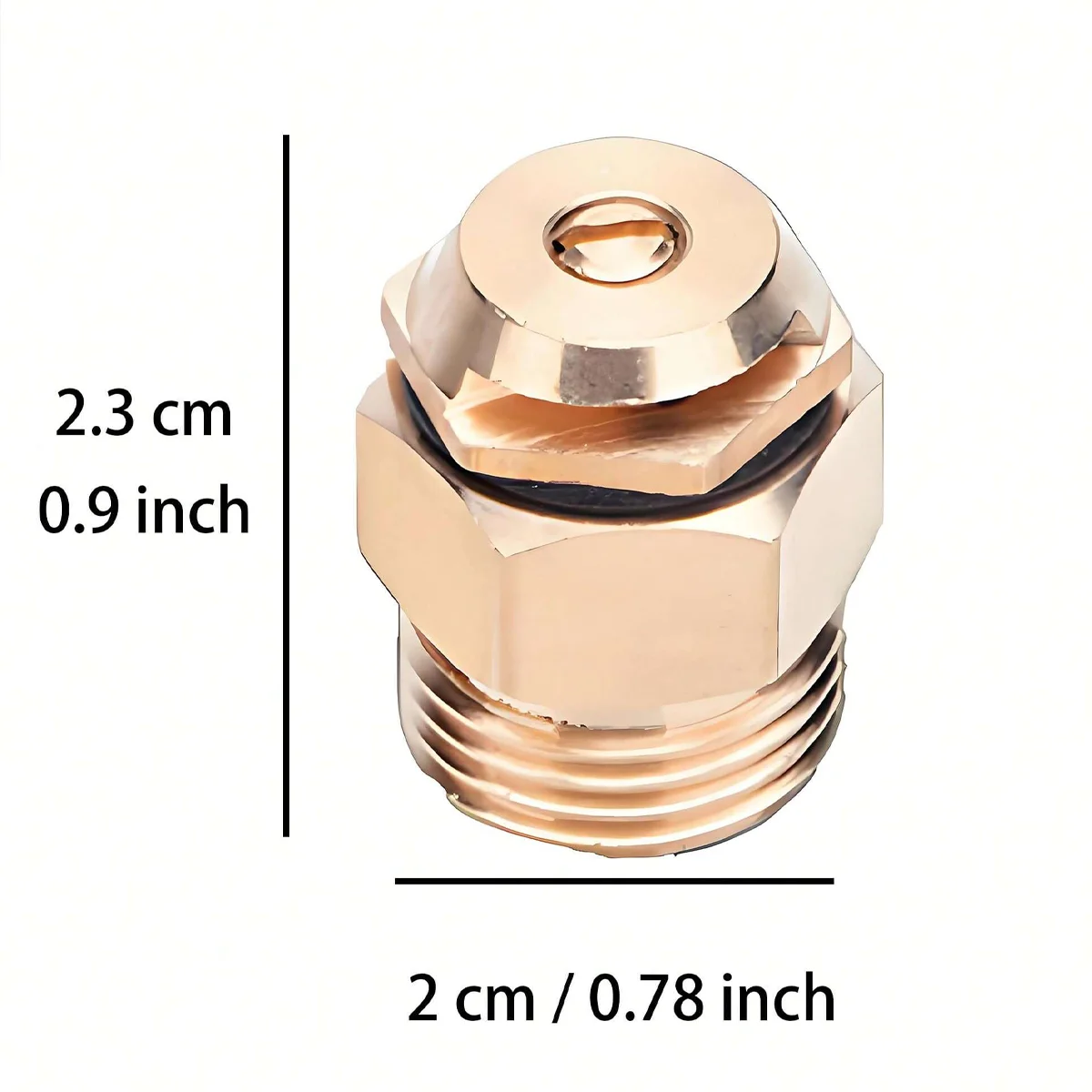 One 4-minute nozzle, adjustable refractive nozzle 180 degrees side spray, suitable for garden irrigation lawn sprinkler irrigati