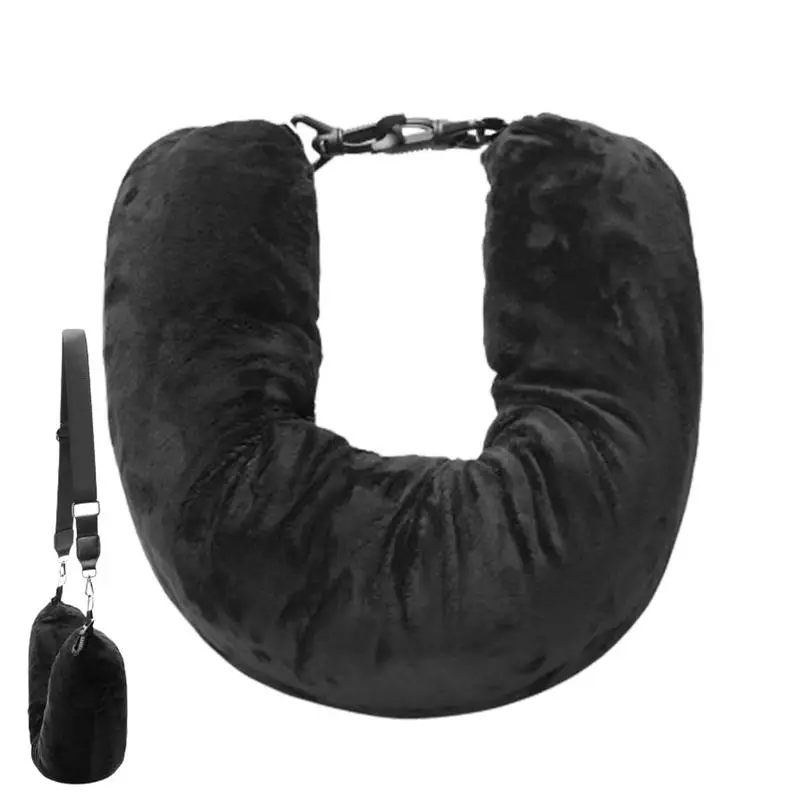 Almohada de cuello para viajes, Almohada Cervical de Viaje Rellenable Almohada de cuello para viajes, Almohada Cervical de Viaje Rellenable