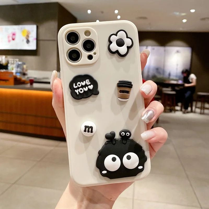 Roztomilý 3d silikonový kryt na mobil s motivem pro iphone_voghion.com