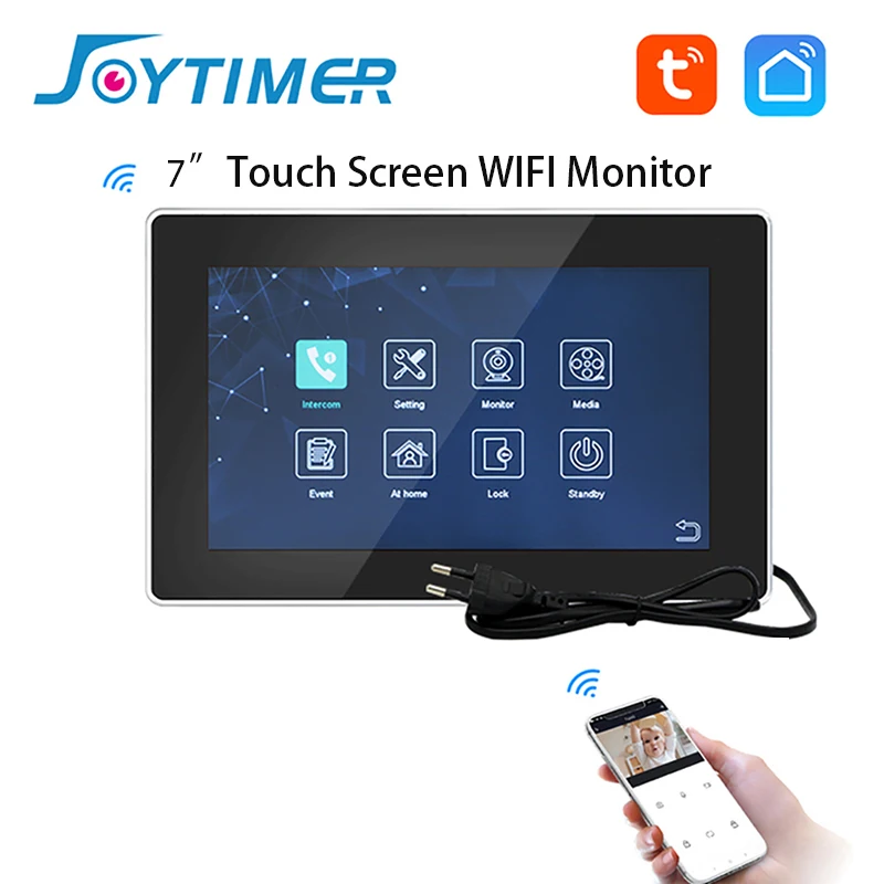 

Умный беспроводной видеодомофон Joytimer с поддержкой Wi-Fi и сенсорным управлением