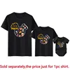 I'm Just Here For The Snacks Print Funny Family Matching Outfits Cute Mickey Mouse Shirt Father Mother and Kids Disney Tees Tops 3