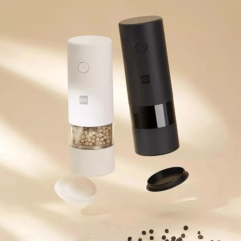 

Electric Automatic Mill Pepper and Salt Grinder LED Light 5 Modes Peper Spice Grain Pulverizer for Cooking