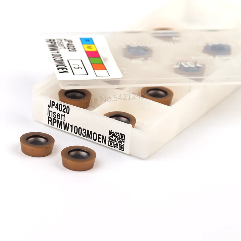 10 шт. RPMW1003 MOEN JP4020 оригинальные карбидные вставки лучшее качество токарный станок с ЧПУ металлический резак инструмент RPMW лезвие фрезеровочные токарные инструменты