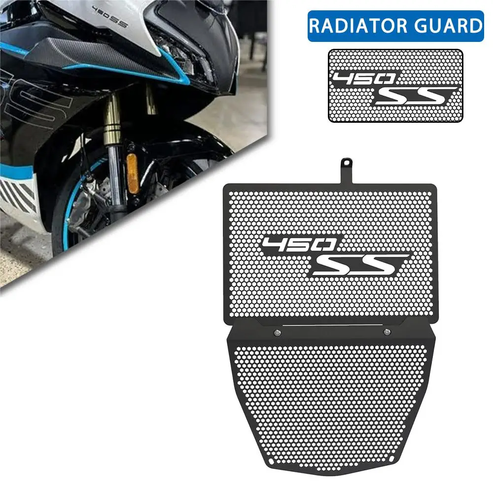 

Moto For CFMOTO 450 SS 450SS 2022 2023 2024 Motorcycle Accessories Radiator Grille Guard Cover Protector Water Tank Protection