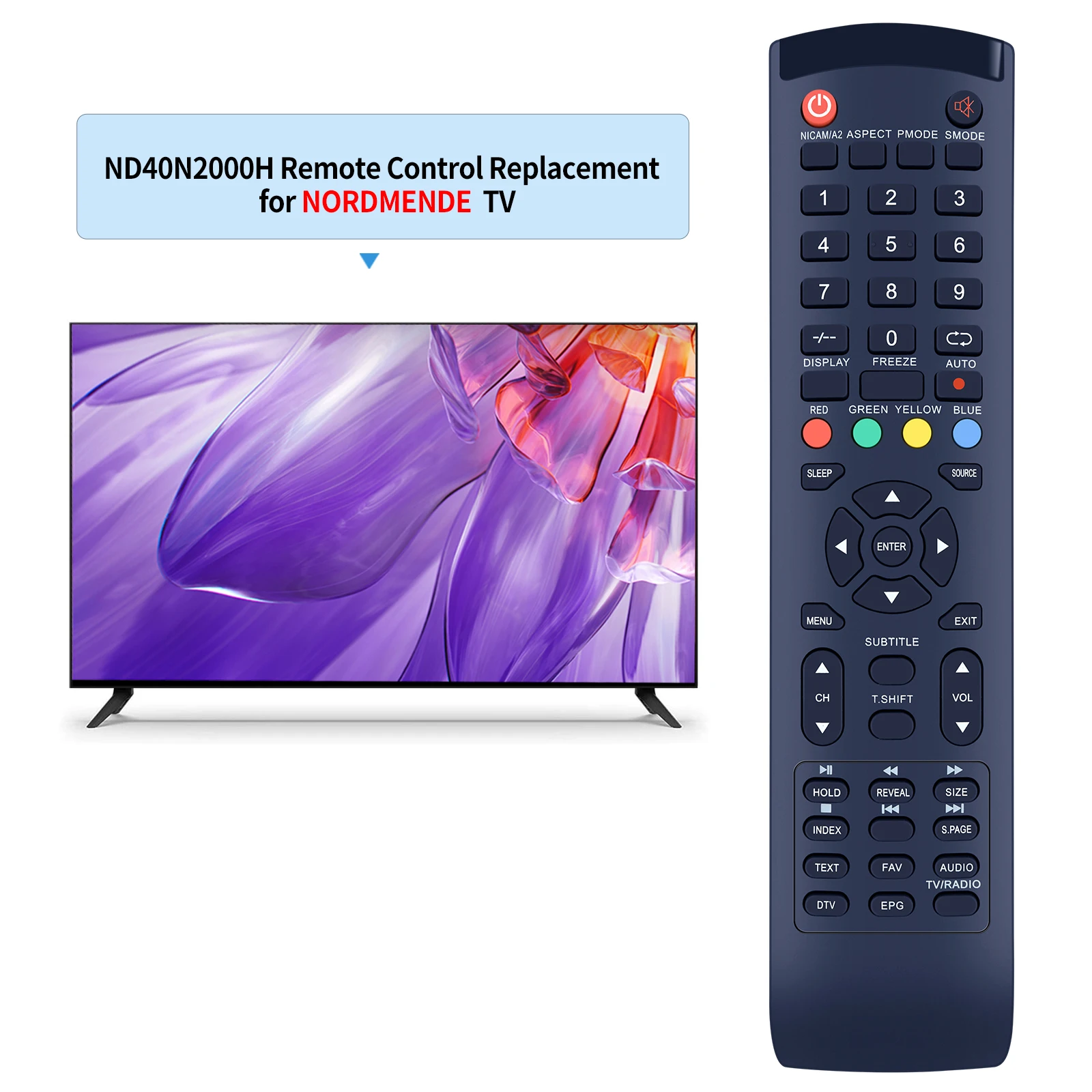 리모컨 스마트 LCD HDTV TV, Solstar DIGITAL HKC EH32H4D EH40D4K 32D7A 및 SANSUI STY0632C