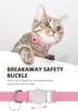 for Apple AirTag Cat Collar,Air Tag Pet Collar with airtag Holder and Bell Reflective GPS Kitten Collar for Girl Boy Cats gatos 6