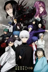 Japanese Anime Canvas Wall Art - Tokyo Ghoul Poster - 50X70CM NO FRAME (5)