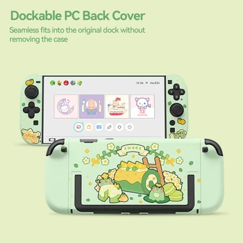 GeekShare Matcha Froggy Protective Case Compatible with Switch 2, Hard PC Slim Dockable Shell Cover Designed for Switch 2 2