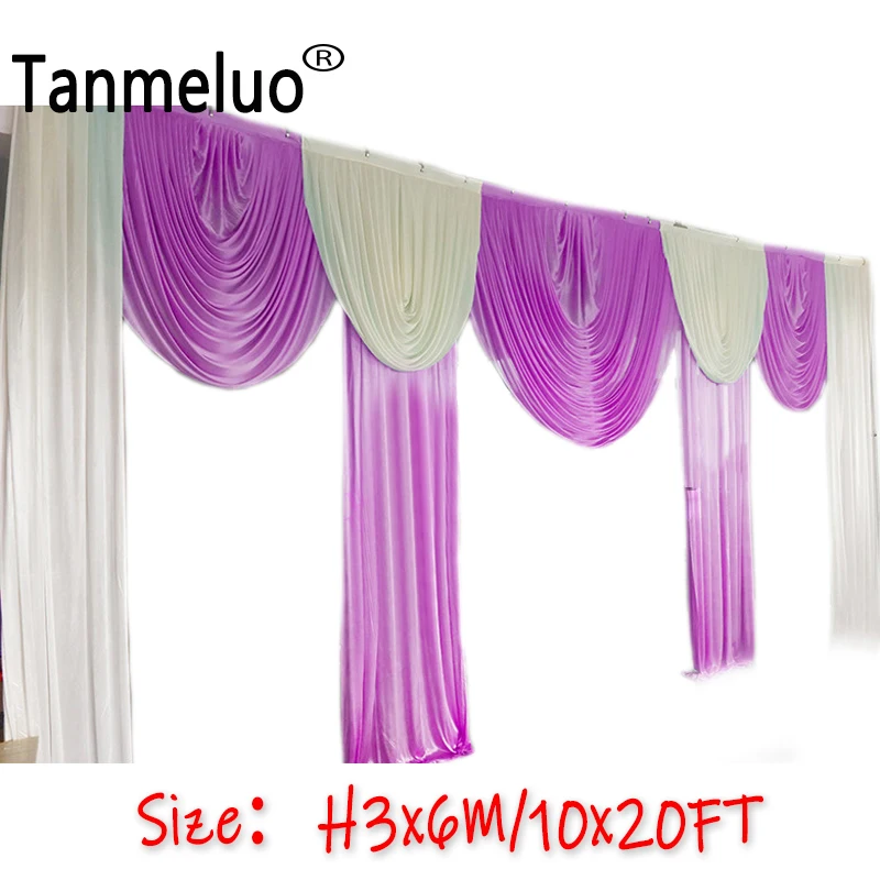 

Свадебный фон Swag, украшение для дня рождения, свадьба, свадьба, драпировка, Декорации для сцены, занавески, детский душ, фоновая панель