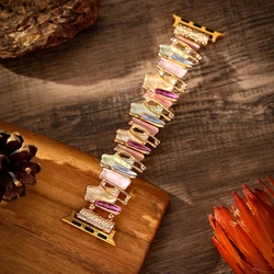 Irregular Geometric Metal Bracelet for 46mm Series 11 - 10 (Gold colored)