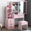 selling solid square wooden dressing table white glass mirrored dressing table 6