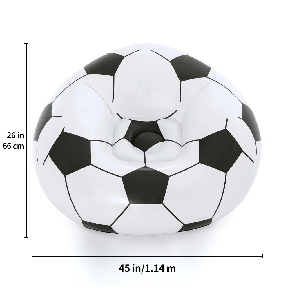 PVC Football Shaped Inflatable Chair for Home and Outdoor inflatable sofa