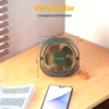 SmartDevil Small Personal USB Desk Fan,3 Speeds Portable Desktop Table Cooling Fan Quiet Operation for Home Office Car Outdoor 6