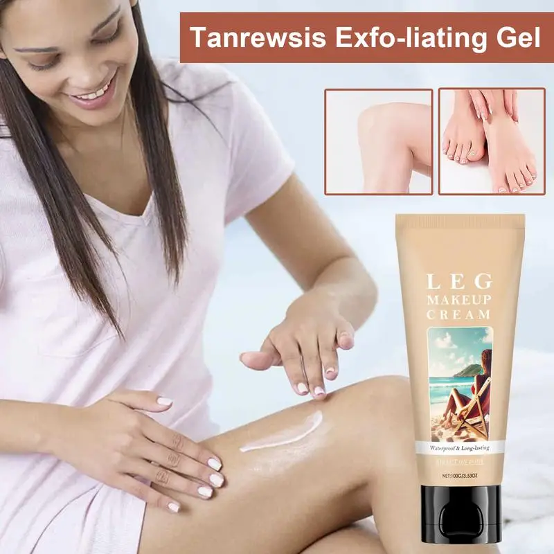 Body Foundation Long-Lasting Leg Makeup Hydrating Foundation Non-Irritating Beauty Concealer Body Coverage Perfector body base