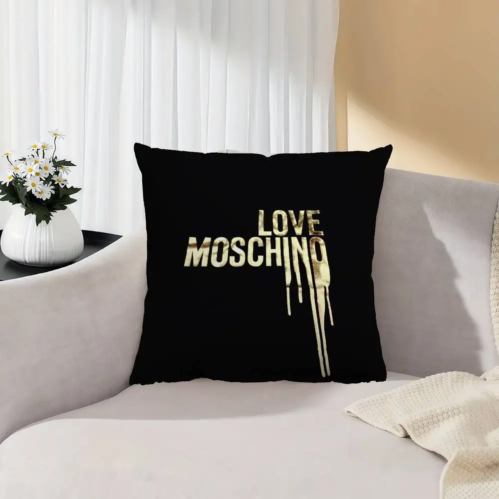 럭셔리 베어 M-Moschino 맞춤형 베개 커버 어린이 침실 와일드 파티 장식 베개 커버 어린이 생일 샤워 선물