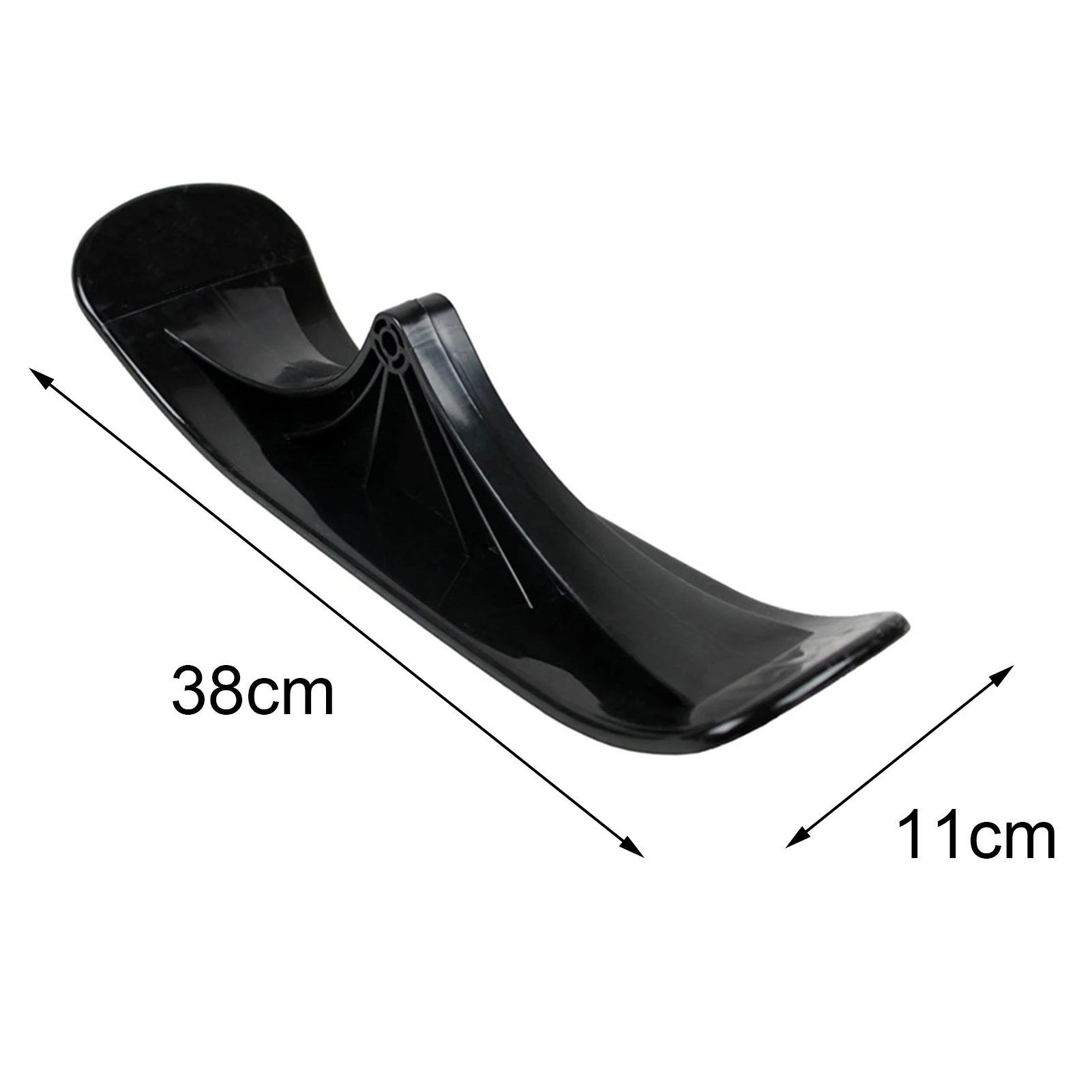 2Pcs Winter Snow Scooter Ski Sled Children's Dual-use Ski Two-in-one Scooter Two Wheels Riding Tyre Parts Sleigh Accessories