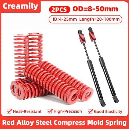 Creamily 2PCS Mould Spring Spiral Stamping Compression Die Spring For Rear Trunk Tailgate Strut Support Lift Bar Tool for Car