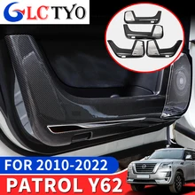 

For Nissan Patrol Kickplate Patrol Y62 Stainless Steel Car Door Kick Protection Pad All-Inclusive Protection Accessories Dedi